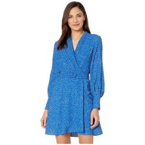 Equipment Fanetta Speckled Dot Wrap Dress